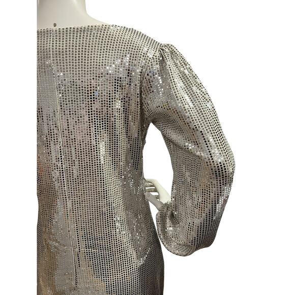 Alexa B Nites Women’s Glitter Sequin Gold Girls Night Out Dress Size 4 - Picture 5 of 9